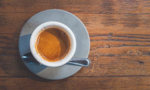 Weine und Kaffee